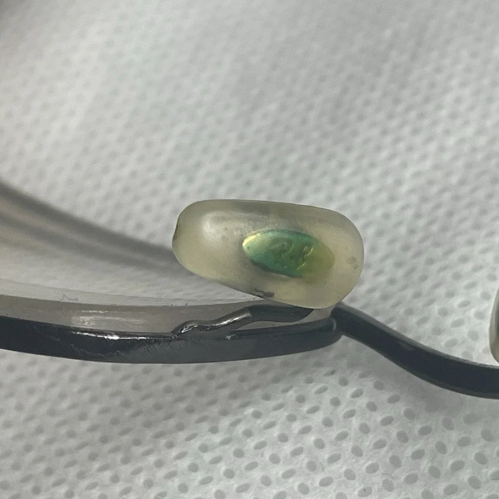 Ray Ban Titanium Rectangle Metal Wrap Eyeglasses Frame ONLY RB-8610 52[]18-140